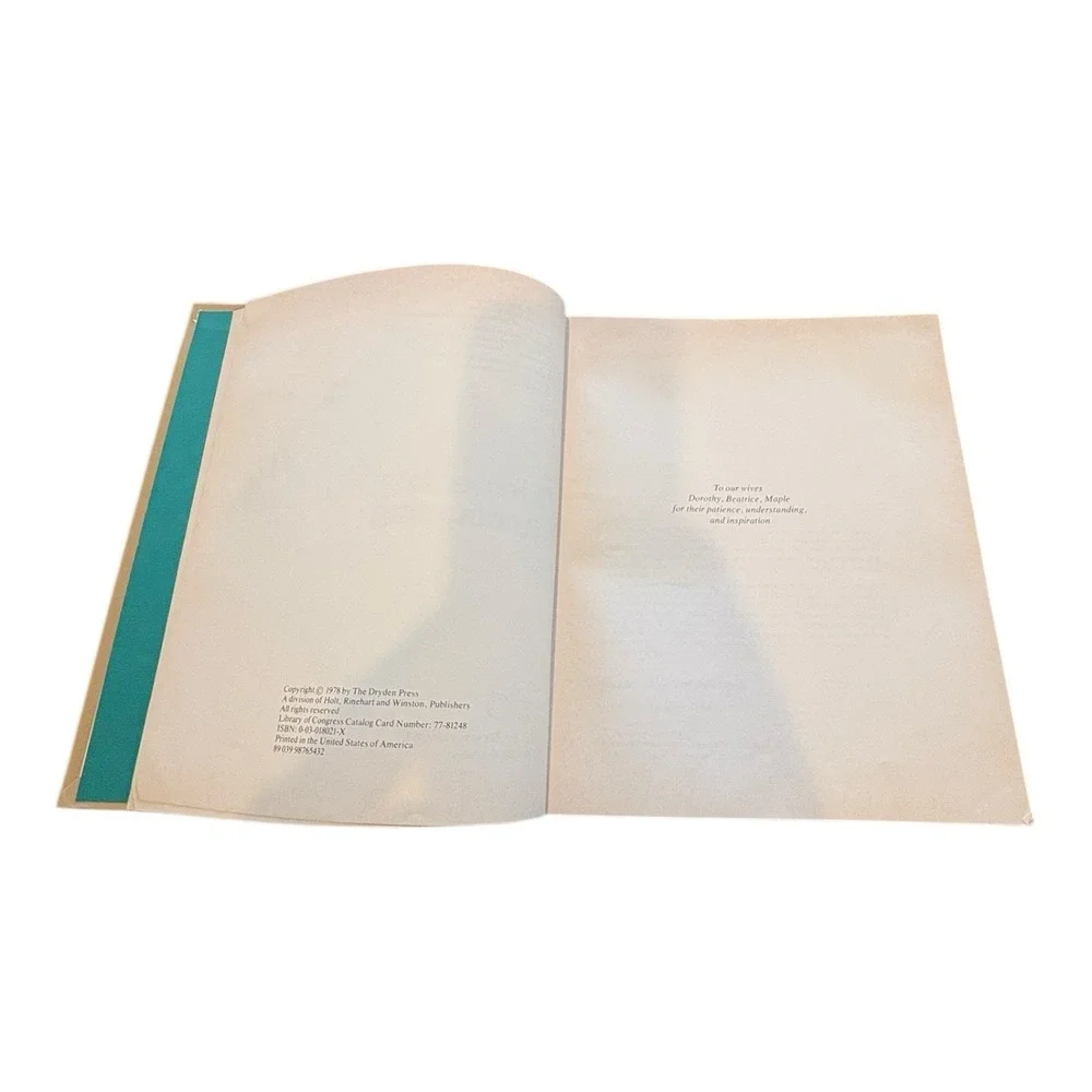 Elementary Accounting 1976 Reynolds Slavin Sanders‎ Dryden Press Textbook